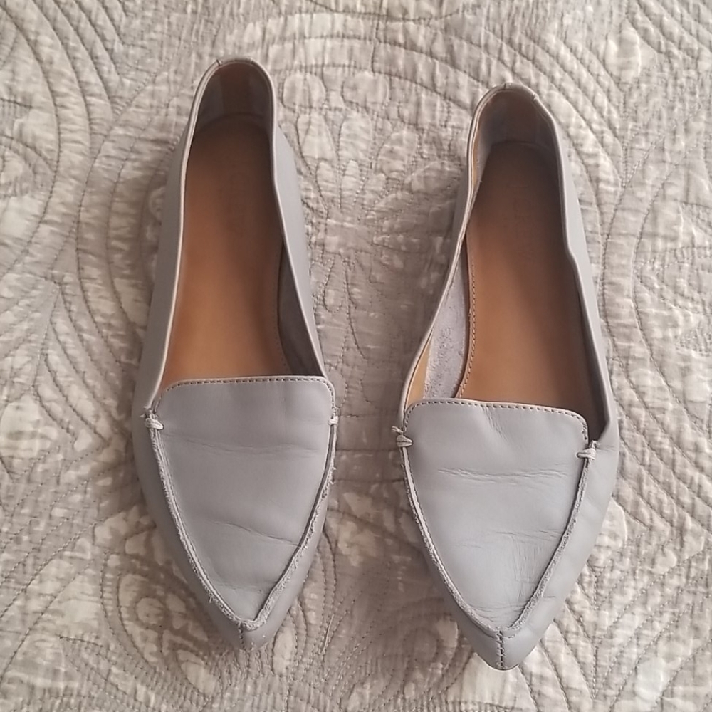 J. Crew gray flats